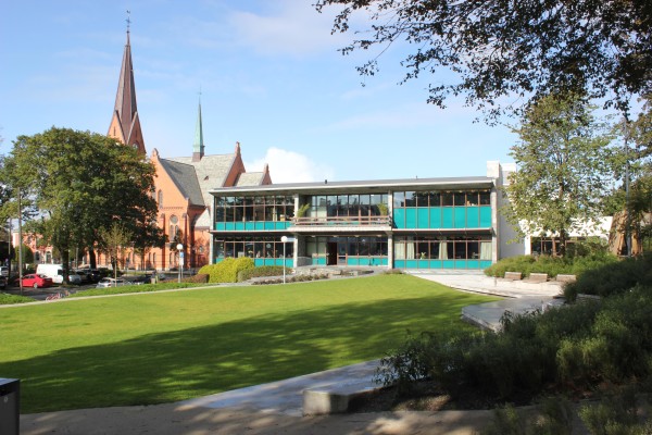 Lenke til artikkel: Haugesund folkebibliotek fikk prestisjetung arkitekturpris
