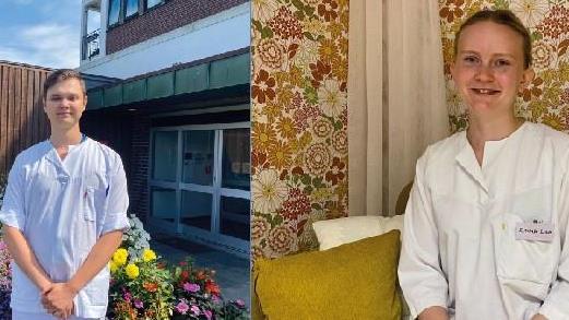 Lenke til artikkel: Mathias og Emma-Lisa stortrivdes som ferievikarer 
