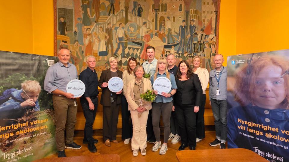 Lenke til artikkel: Haugesund kommune er nå re-godkjent som trafikksikker kommune