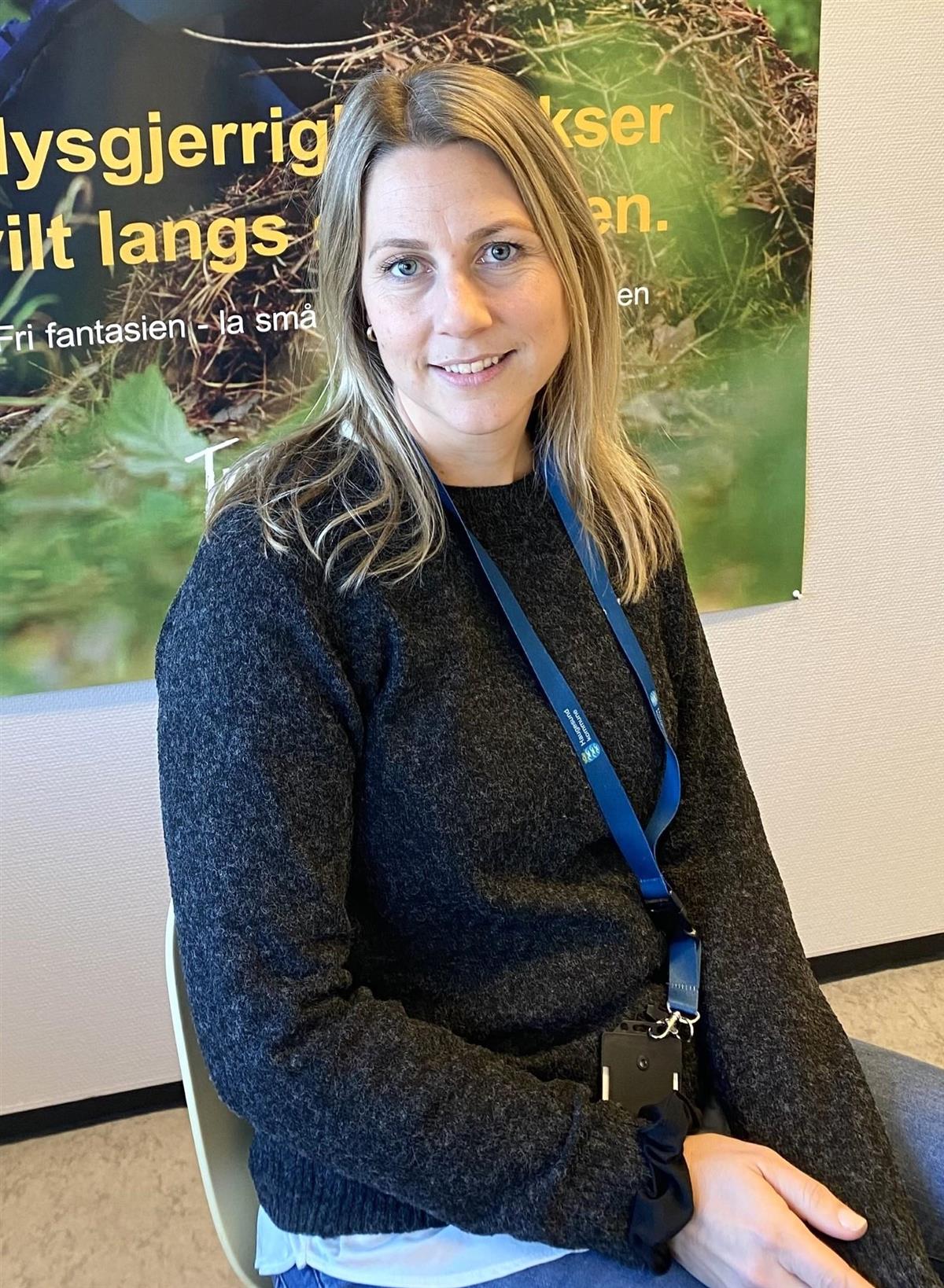 Bilde av Hege Kinn som jobber med digitalisering i helse og omsorg i Haugesund kommune. - Klikk for stort bilde