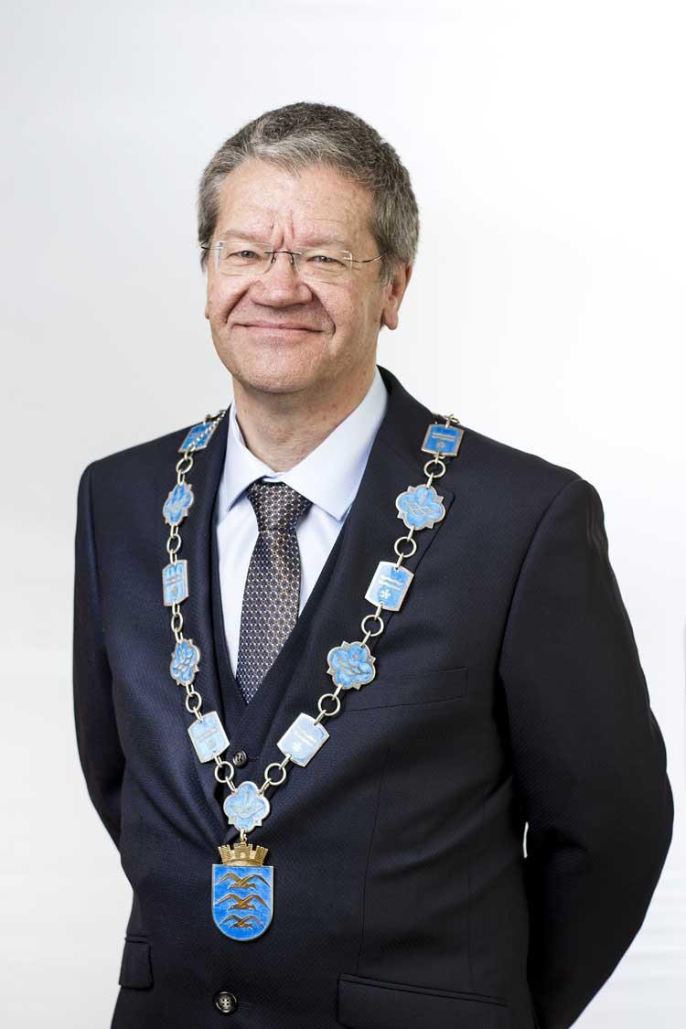 Det er Arne-Christian Mohn fra Arbeiderpartiet som er ordfører i Haugesund kommune. - Klikk for stort bilde