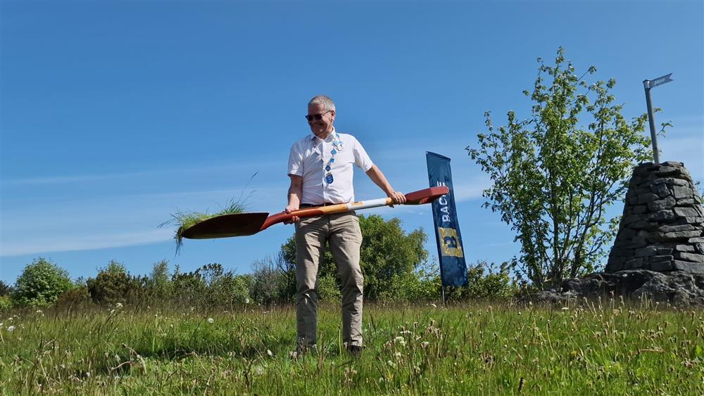 Bilde av ordfører Arne-Christian Mohn. - Klikk for stort bilde