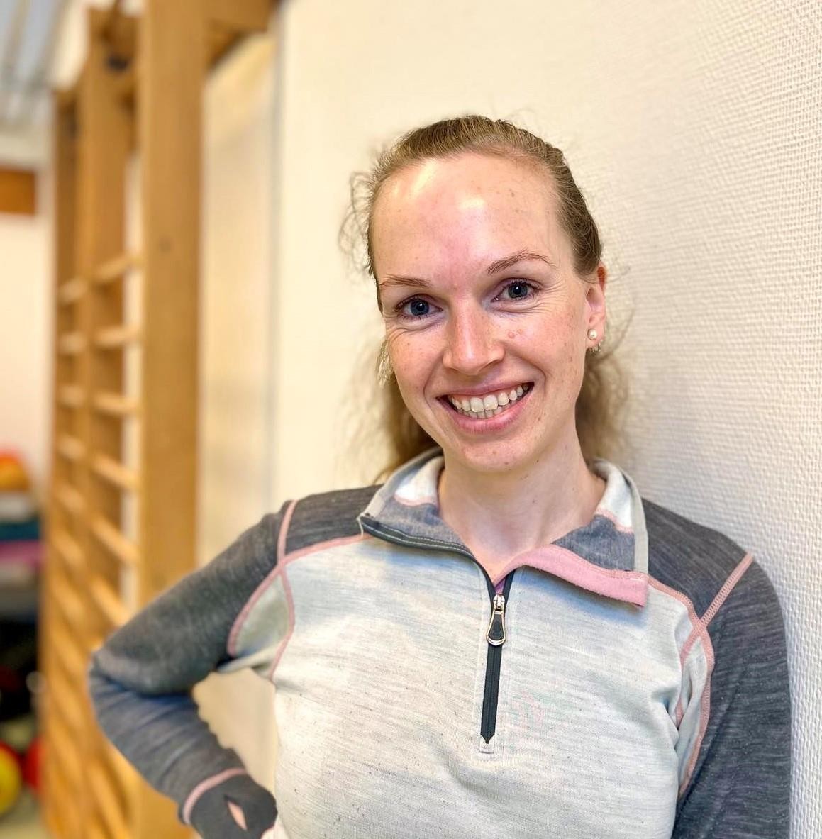 Astrid jobber på frisklivssentralen i Haugesund kommune. - Klikk for stort bilde