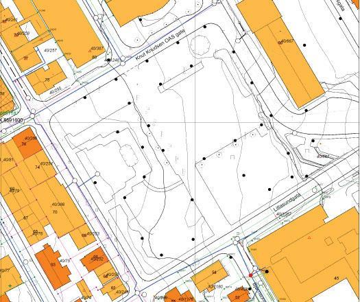 Situasjonskart over rådhusplassen i Haugesund kommune - Klikk for stort bilde