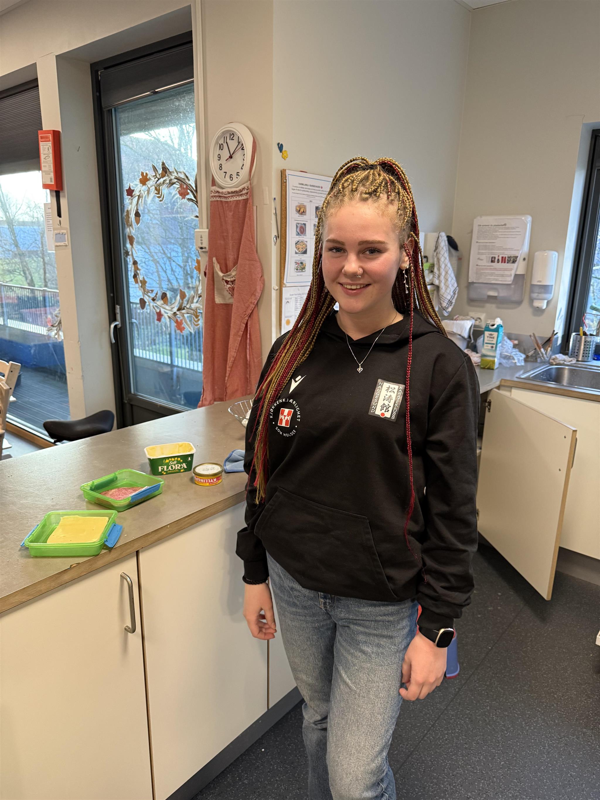 Bilde av lærling i barne- og ungdomsarbeiderfaget, Rut Jøri.